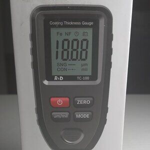 R&D TC-100 Digital Coating Thickness Gauge - Auto Paint Depth Meter